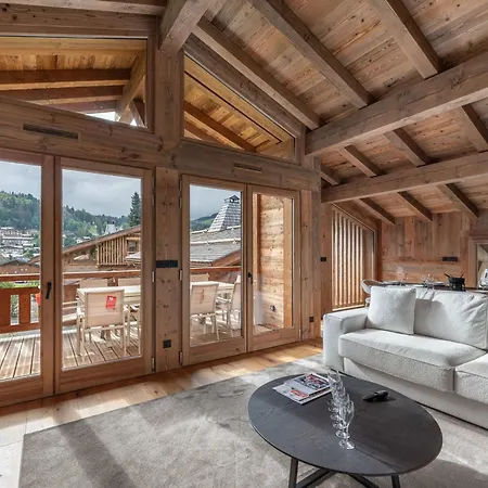 Avec Piscine Et Proche Centre - Fr-1-569-195 Chalet Megeve